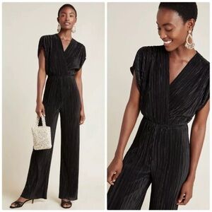 Anthropologie Black Jumpsuit